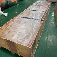 Kayak transparent en polycarbonate, kayak à fond transparent, kayaks de randonnée, canoë transparent