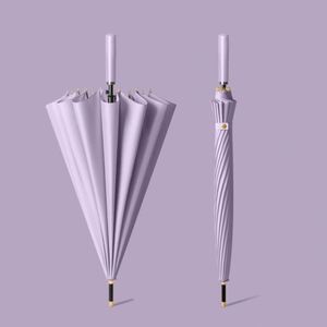 Wholesale 30 Inch Large <b>Windproof</b> Logo Prints Big Luxury Promotional Custom Long <b>Umbrella</b> Suppliers Promotion Gift - Product Image 4