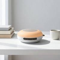 Veilleuse RGB à bruit blanc et son de pluie, alimentée par piles et USB, apaisante pour bébé et home cinéma