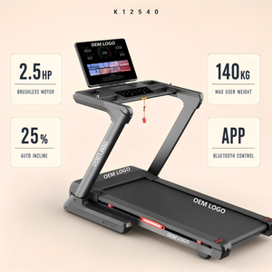 <span class=keywords><strong>Tapis</strong></span> <span class=keywords><strong>de</strong></span> course automatique haut <span class=keywords><strong>de</strong></span> gamme 2026 avec moteur électrique sans balais 2,5 CV pour entraînement <span class=keywords><strong>de</strong></span> fitness à domicile - Product Image 4