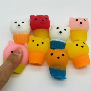 Juguete Antiestrés de Oso Suave de TPR, Animales Elásticos, Juguetes Blandos para Niños y Adultos, Pelota para Apretar para Aliviar la <span class=keywords><strong>Ansiedad</strong></span>, Concentración y Relajación - Product Image 2