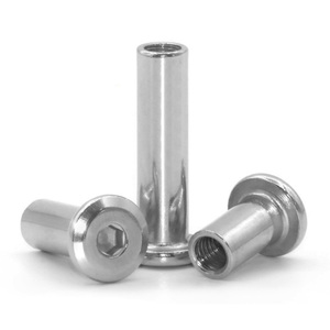 Boulons de connexion pour meubles en acier inoxydable de haute qualité à tête plate et six pans creux, et écrous à douille M4 M6 M8 M12 pour meubles - Product Image 4