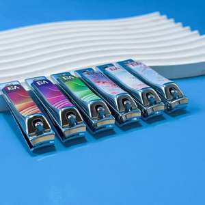 VT813 Cortaúñas grandes de acero al carbono con punta plana, superventas al por mayor, para vendedores ambulantes y mercados nocturnos, 2 Yuanes - Product Image 3