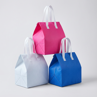 Sacs isothermes jetables recyclables en gros, avec poignée en aluminium, personnalisables, durables, isolés, pour plats chauds/froids à emporter