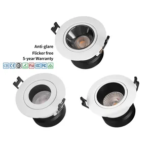 Embedded ceiling home decoration ultra-thin commercial hole light high-power 8w led aluminum profile ceiling light