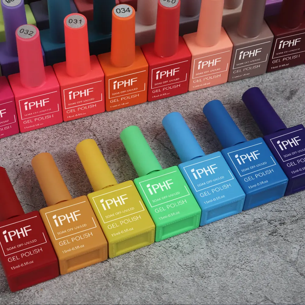 Emballage personnalisé IPHF ensemble de vernis à ongles Gel Uv 60 couleurs de haute qualité haute adhérence vernis à ongles Gel Uv longue durée