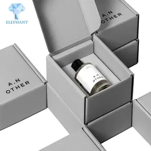 Kemasan kotak kertas parfum kosmetik kecil Mini Pria Wanita cetak Mewah 10ml 30ml 50ml 100ml kemasan kotak kertas parfum kosmetik kosong
