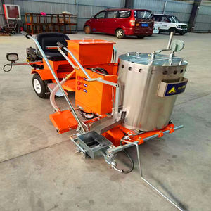 Machine de marquage d'espace de stationnement de route de véhicule de rayage à froid thermofusible Machine de peinture de marquage de ligne de route thermoplastique - Product Image 5