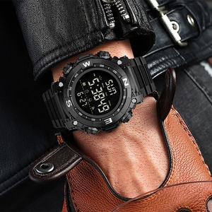 2024 Men's Plastic Digital Sports Watch Luminous Waterproof with Stop Watch Alarm Feature Wholesale New Fashion - Product Image 4