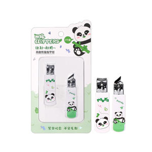 Coupe-ongles LMLTOP Panda, lot de 2, bec plat, outil de manucure durable, SY561 - Product Image 3