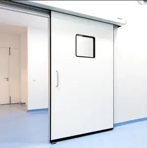 Hospital Doors Air Tight Sliding Door Direct Sales Low Price Clean Room Steel Door