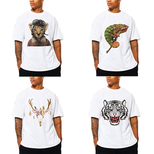 เสื้อยืดคอกลมสำหรับผู้ชายแบบลำลองพิมพ์ลาย3D 2024 - Product Image 4