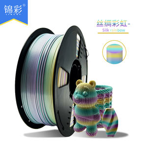 Filamentos para Impresora 3D de 38 mm, Alta Calidad, Tricolor, PLA Silk, 1 kg, 100% Virgen, Envasado al Vacío, FDM, 240 °C, Venta al Por Mayor - Product Image 2