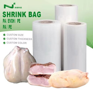 Diskon besar makanan penghalang tinggi PE menyusut <span class=keywords><strong>Film</strong></span> rol ayam unggas panas menyusut kantong bungkus untuk kemasan makanan lainnya - Product Image 1