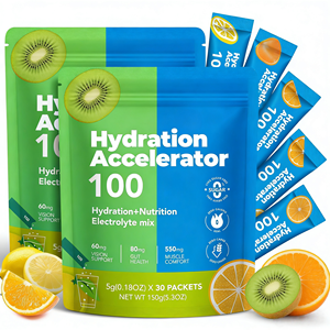 Mezcla de Vitaminas <span class=keywords><strong>Pre</strong></span>-Entrenamiento Certificada GMP, Polvo de Electrolitos, Suplemento Nutricional Deportivo, Bebida Energética e Hidratante, 30 Sobres - Product Image 2