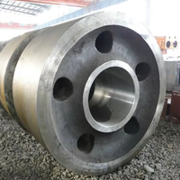Pièces de four rotatif pour cimenterie robustes : Axe de support de rouleau de trunnion en acier allié sur mesure