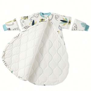 Gigoteuse pour bébé à manches longues, hiver, 3,5 Tog, 100% coton biologique, combinaison pour tout-petit - Product Image 4