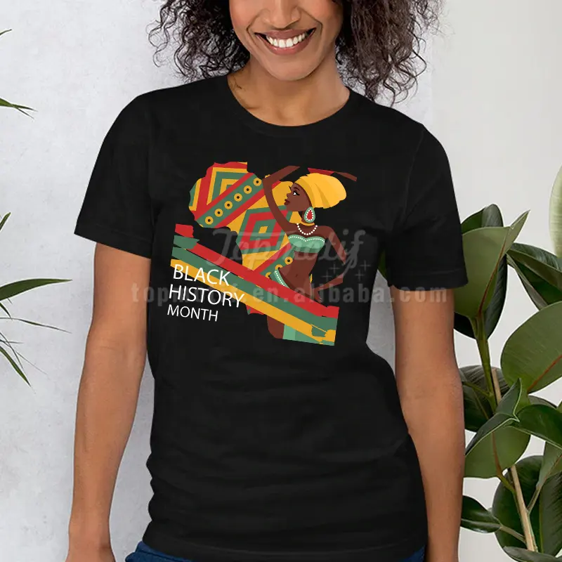 Black Women T-shirt Woman Black Girl Magic T Shirt Women Tops Female T-shirt
