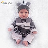 Poupée Bébé Reborn en Silicone Souple et Réaliste de 48 cm, Modèle de Jouet Certifié EN71, Unisexe, pour Enfants de 5 Ans et Plus
