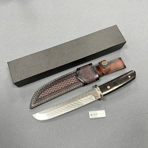 มีดโบวี่ใบมีดยาวเหล็กดามัสกัส VG10 สไตล์บุชิโดญี่ปุ่น ใบมีดเหล็กดามัสกัสแท้ - Product Image 2