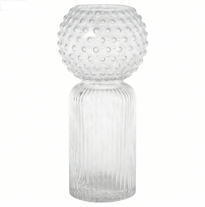 Jarrón de Vidrio Decorativo Soplado a Mano, Florero para el Hogar, Centro de Mesa para Bodas, Decoración de Interiores - Product Image 1