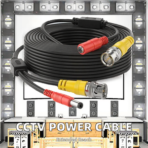 Custom Length 3M 5M 20M <strong>HD</strong>-<strong>SDI</strong> CCTV Camera <strong>Cable</strong> RG59 Coaxial with BNC Video DC Power 2-in-1 Composite <strong>Cable</strong> for DVR and Camera - Product Image 5