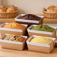 Moule à gâteau rectangulaire jetable en papier sulfurisé, résistant à la chaleur, pour four, idéal pour le gâteau anglais, outil de cuisson alimentaire