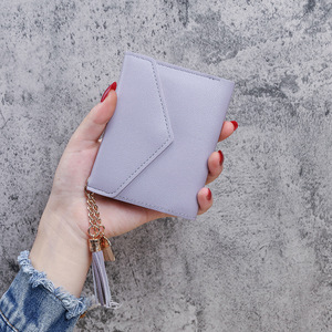 Portefeuille pliable en cuir PU imperméable avec logo personnalisé, doublure en polyester, unisexe, porte-cartes d'identité et porte-monnaie - Product Image 6