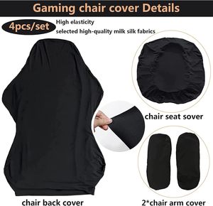 Funda Elástica de Licra para Silla de Oficina, Protector de <span class=keywords><strong>Gamer</strong></span> para Silla de Ordenador - Product Image 2