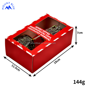 144g con temática navideña Jumbo Sumergido Marshmallow Pops con Rainbow Sprinkles Premium Snacks Chocolate - Product Image 3