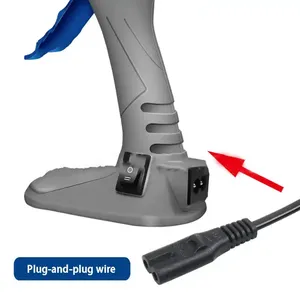 Pistola de Pegamento Caliente de Nuevo Diseño, Pistola de Pegamento Caliente de Doble Temperatura para Sellar Barras de Cera - Product Image 6