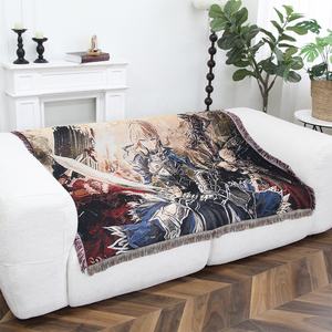 Tapiz de Anime, Manta Tejida Jacquard, Ecológica, Impermeable, Estilo Japonés, Diseño Personalizado, Decoración para el Hogar para las Cuatro Estaciones, MOQ Bajo - Product Image 2