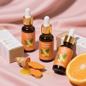 Cúrcuma vitamina E aceite facial removedor de manchas oscuras suero blanqueador antienvejecimiento acné tóner hidratante - Product Image 2