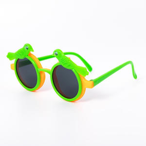Gafas de Sol Infantiles con Diseño de Pájaros, Lentes de Resina UV400, Unisex, con Estuche de Transporte - Product Image 3
