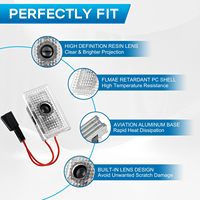 Luz de Bienvenida LED, Proyector de Logotipo de Alta Definición, Lámpara de Proyección de Sombra Fantasma para Tesla 3 Y