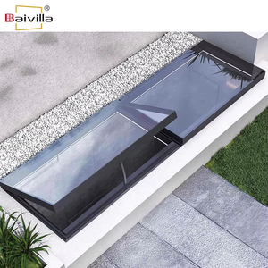 Ventanas de Aluminio Plegables para Sótano, Ahorro de Energía, Claraboya para Ático, Deslizamiento Automático, Trapezoidal, Resistente al Viento - Product Image 2