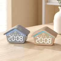Reloj Despertador Digital Inteligente Electrónico con Pantalla LED, Diseño de Pájaro de Dibujos Animados, para Mesita de Noche, Decoración de Habitación, para Niños