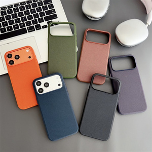 Funda Magnética TechWoven Original para Teléfono Móvil iPhone 17 16 Pro Max, Diseño de Marca, Textura de Lino, Botón Magnético Ai, Cubierta Trasera - Product Image 2