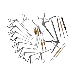 Ensemble complet d'instruments endoscopiques FESS pour la chirurgie des sinus, instruments chirurgicaux ORL réutilisables pour les oreilles, le nez et la gorge, qualité médicale - Product Image 1