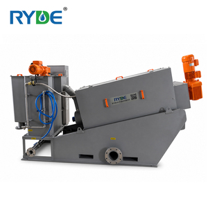 Presse à vis multi-disques RYDE en acier inoxydable, mini-presse de déshydratation pour boues, avec moteur 1 an de garantie pour boues municipales - Product Image 4