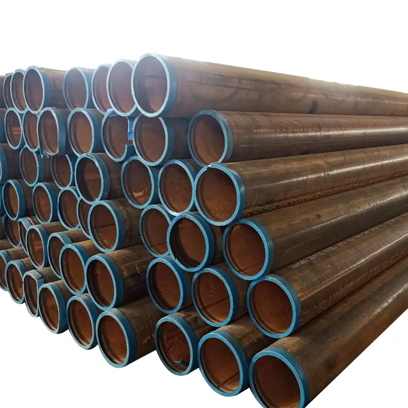 İnce duvar üçgen çelik boru 300mm çap ERW testere API 5L x52 astm A105 A106 Gr.b A53