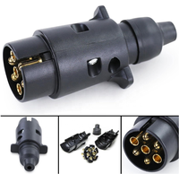 Connecteur de prise de remorque en plastique TAPLUS de haute qualité 7 voies 12V/24V