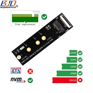 Mini PCI-E MPCIe antarmuka untuk NGFF M.2 Key-M 2230 2242 2260 2280 NVME SSD konverter kartu adaptor dengan kabel FPC fleksibel - Product Image 3