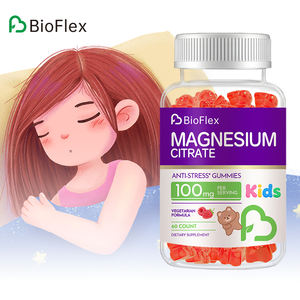 Gomitas de Magnesio para Dormir para Niños Sin Melatonina, Venta Directa de Fábrica Bioflex, OEM ODM, Gomitas de Magnesio para Dormir y Relajación para Niños - Product Image 1