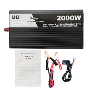 2024 Inversores de potencia 12 V a 220 V 4000W Inversor de onda sinusoidal pura 48V 220 4000W 12 voltios 220 voltios inversor - Product Image 2