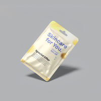 Masque facial, masque pour les yeux, sachet en aluminium, sachet à trois soudures latérales, sachet avec logo personnalisé