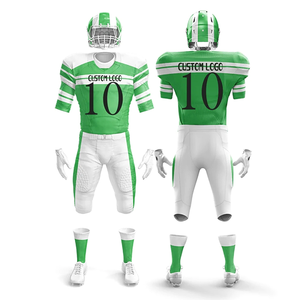 Uniforme de football américain personnalisé pour les équipes scolaires, maillot de jeu respirant, fourniture directe, logo, nom, numéro, couleur, design OEM - Product Image 6