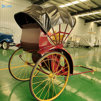 Chariot à 2 roues Rickshaw Pony Carriage Véhicule agricole exclusif Custom Marathon Carriage à vendre