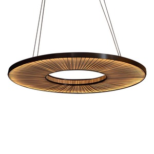Luminaire suspendu rond LED E27 40 60 80 cm pour salon, chambre, hôtel, restaurant - Product Image 5