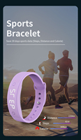 Pulsera Inteligente Android W5U con Personalización de Fábrica, Pantalla IPS, Resistente al Agua IP67, Carga USB, Fecha, Hora, Calorímetro, Monitorización de Pasos y Sueño